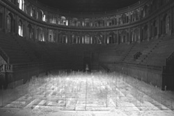 Claudio Parmiggiani, installazione Teatro Farnese, Festival dell´Architettura 2006 Claudio Parmiggiani, installazione Teatro Farnese, Festival dell´Architettura 2006