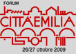 Forum città emilia. 26/27 ottobre 2009