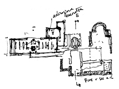 Marcello Panzarella, Il progetto nei luoghi dellinterdizione: una cappella presso il tempio megalitico a Cefal,
2006.