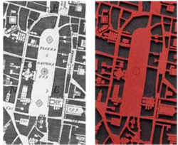 lo spazio di Piazza Navona nella mappa del Nolli