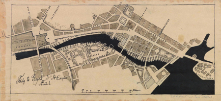 Progetto nellarea della stazione centrale di Stoccolma, 1919, Erik Gunnar Asplund e Ture Tideblad.