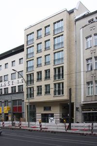 Frontage on the Chausseestrasse