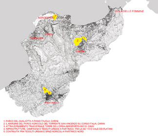 The project areas. - ZOOM 