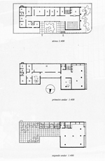 Three levels plan of the Obra do Bero, Rio de Janeiro - ZOOM 