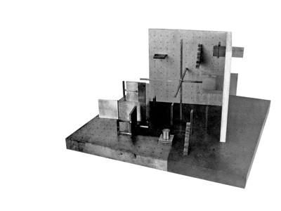 Brad Lipets, The Cartesian House, Architectonics Course (first year) of Raimund Abraham, Cooper Union, New York, 1983-84