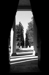 Sigurd Lewerentz, Resurrection Chapel, Woodland Cemetery, Stockholm, 1921-25. Photograph by Carlotta Torricelli, May 2009.