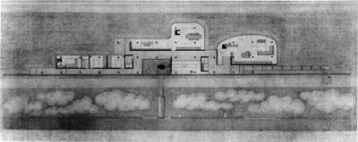 Fig.1 - John Hejduk, Grandfather Wall House, 1966-1976. - ZOOM 