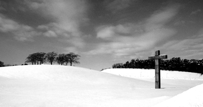 Erik Gunnar Asplund and Sigurd Lewerentz, Woodland Cemetery, Stockholm, 1915-1961. Photograph by Carlotta Torricelli, February 2010.