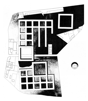 A. Rossi, G. Grassi, Progetto di concorso per l'Unit residenziale San Rocco a Monza, 1966
