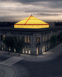 Smiljan Radic-2015-Nave-Arts Hall in Santiago del Cile, general view with the roof circus - ZOOM 