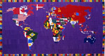 Alighiero Boetti, Map of the World, 1988 (detail) - ZOOM Alighiero Boetti, Map of the World, 1988 (detail) - ZOOM
