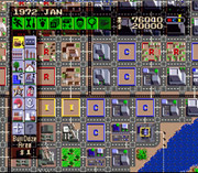 sim city, maxis/nintendo, super nes, 1991. - ZOOM 