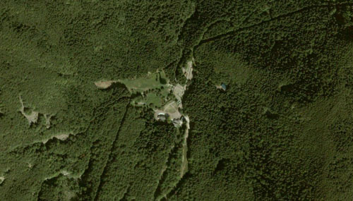 Lagdei: vista satellitare