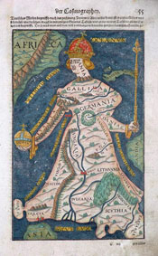 Sebastian Mnster, Regina Europa, Cosmographia, 1588