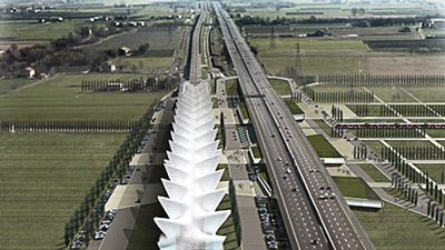 Santiago Calatrava, Stazione Mediopadana, Reggio Emilia