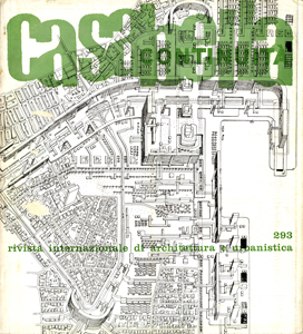 Il progetto di Bakema e van den Broek per il centro di Tel Aviv-Giaffa pubblicato sulla copertina di “Casabella-continuità” n. 293, novembre 1964.