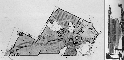 Ludovico Quaroni, Project of the new office building of the Chamber of Deputies, Roma 1967. - ZOOM 