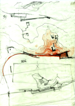 Progetto per il Seminario Internazionale di Progettazione Architettonica , tutors  F. Alfano e G.F. 	Tuzzolino (con I.Elmo e S. Troiano), Marsala, 1999 - ZOOM 