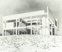 Peter Eisenman, Falk House, Hardwick, Vermont (Cardboard Architecture House II), 1969-70. - ZOOM 