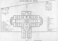 Asylum in Bron, Lyon. General layout of the complex - ZOOM 